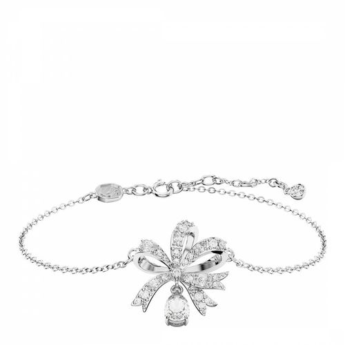 Silver Hyperbola Bow Bracelet - SWAROVSKI - Modalova