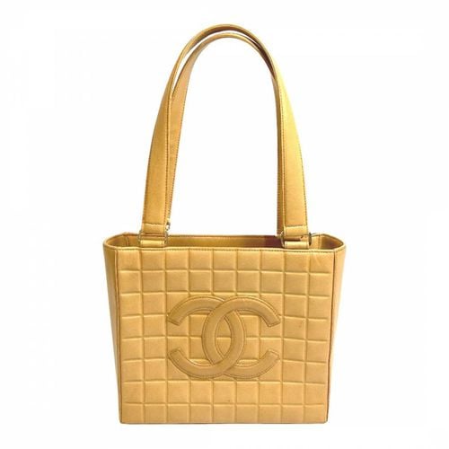 Beige Chocolate Bar Tote - AB - Pre-Loved Chanel - Modalova