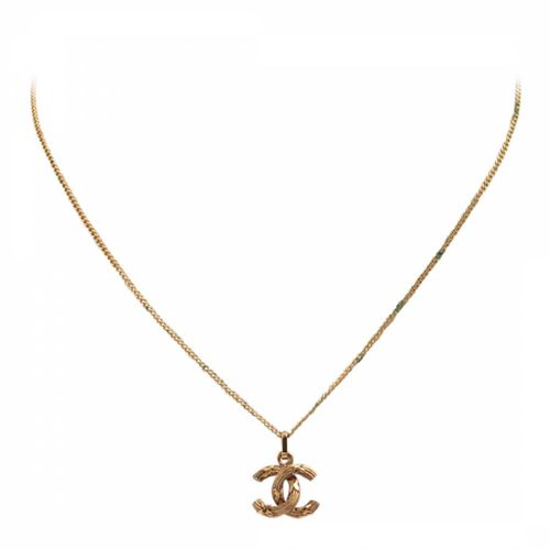 Gold Cc Necklace - B - Pre-Loved Chanel - Modalova