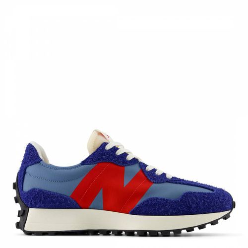 Unisex Blue/Red 327 Trainers - New Balance - Modalova