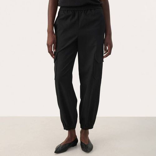 Black Fitted Cargo Trousers - Part Two - Modalova