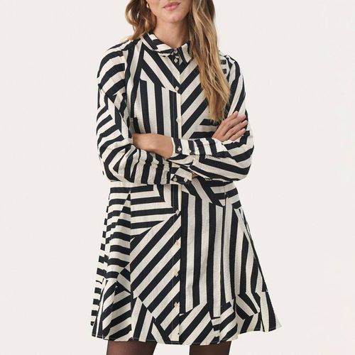 Black Printed Shirt Dress - Part Two - Modalova