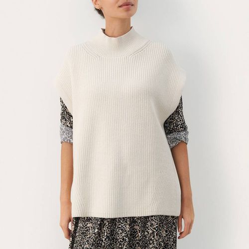 White High Neck Knit Jumper - Part Two - Modalova