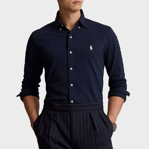 Navy Featherweight Mesh Shirt - Polo Ralph Lauren - Modalova