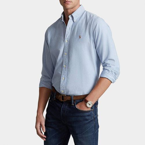 Blue Slim Fit Oxford Shirt - Polo Ralph Lauren - Modalova