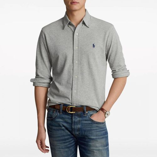 Grey Featherweight Mesh Shirt - Polo Ralph Lauren - Modalova