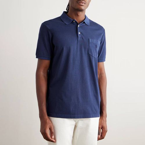 Indigo Classic Fit Cotton Pocket Polo Shirt - Polo Ralph Lauren - Modalova