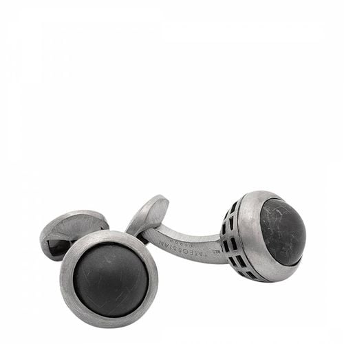 Revolve Silver Cufflinks with Onyx - Tateossian - Modalova