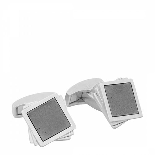 Twisted Square cufflinks in hematite (Limited Edition) - Tateossian - Modalova