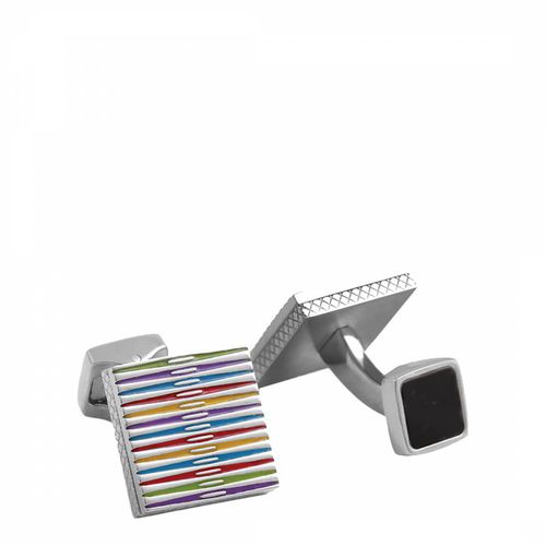 Graphic Enamel Cufflinks in Multicolour - Tateossian - Modalova