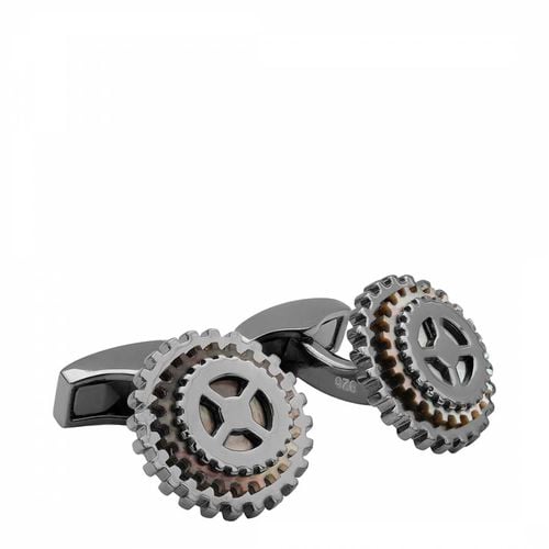 Rotating Semi-Precious Gear Cufflinks - Tateossian - Modalova