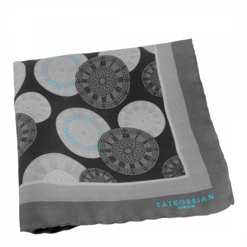 Big Ben Pocket Square in Grey - Tateossian - Modalova