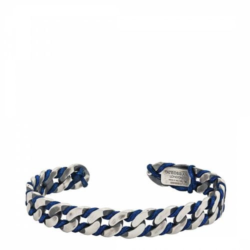 Chain Weave Bangle in Silver and Thread - Tateossian - Modalova