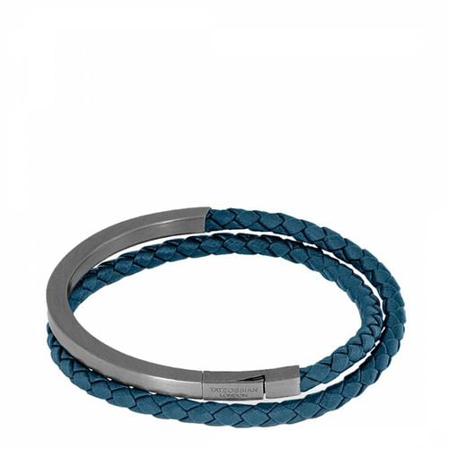 Braided Mezzo Noir Bracelet in Navy - Tateossian - Modalova