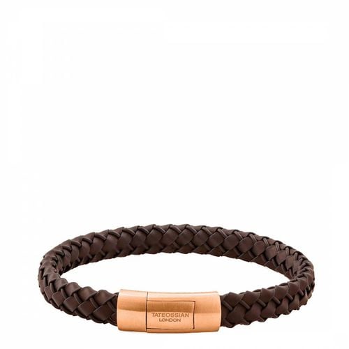 Gomma Intrecciato Bracelet in Brown - Tateossian - Modalova