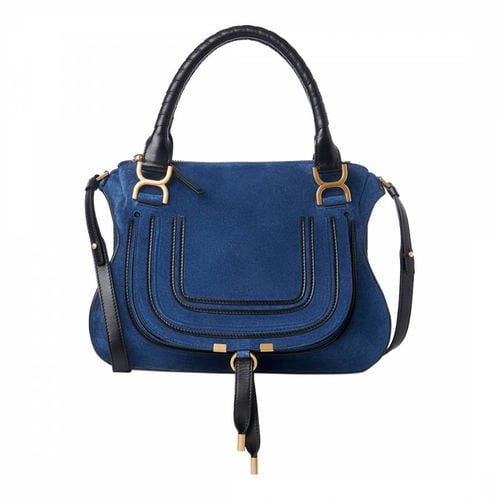 Deep Denim Large Marcie Double Carry Bag - Chloe - Modalova