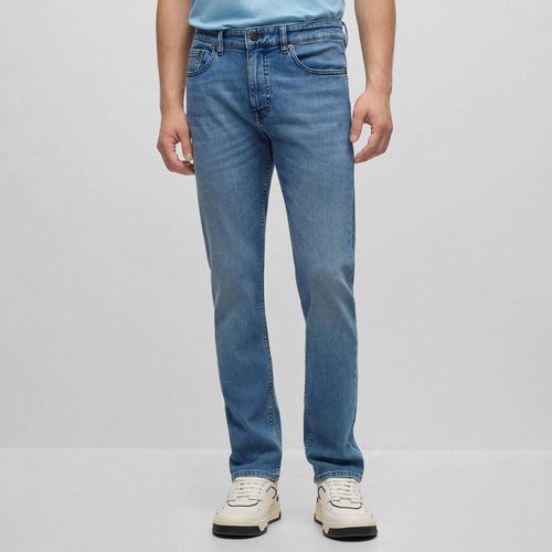 Blue Delaware Straight Jeans - BOSS - Modalova