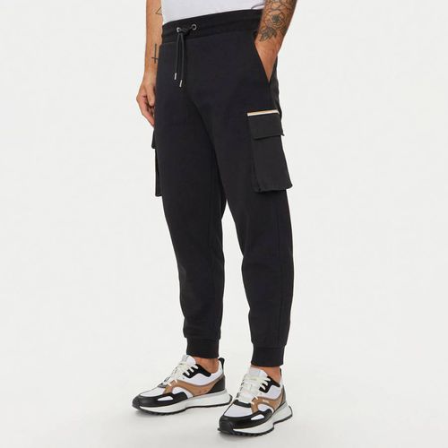 Black Drawstring Cargo Joggers - BOSS - Modalova