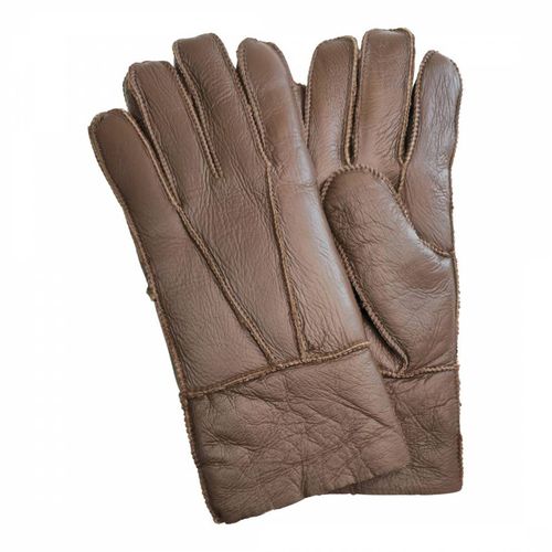 Unisex Shearling Leather Gloves - Shearling Boutique - Modalova