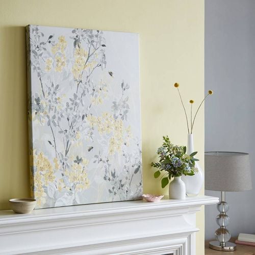 Spring Blossoms 60x80cm Printed Canvas With Hand Painted Detail - Laura Ashley - Modalova