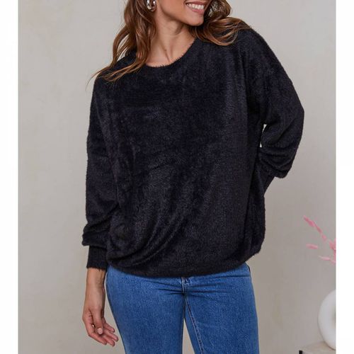 Cashmere Blend Lace Back Jumper - SOFT CASHMERE - Modalova