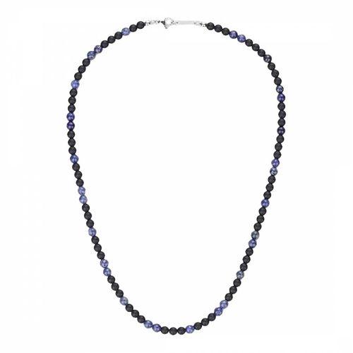 Onyx & Lapis Gemstone Necklace - Stephen Oliver - Modalova