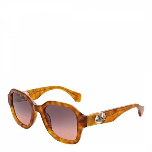 Gloss Tortoise Caria Sunglasses - Vivienne Westwood - Modalova