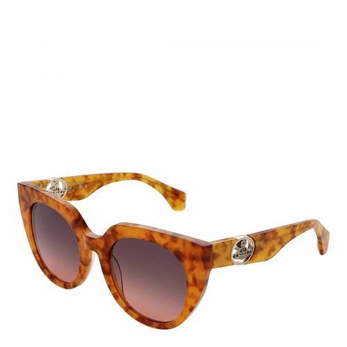 Tortoise Pink Bridgitte Sunglasses - Vivienne Westwood - Modalova