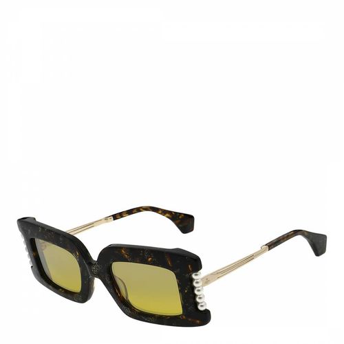 Tortoise Gold Glitter Sunglasses - Vivienne Westwood - Modalova