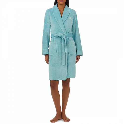 Recycled Shawl Collar Short Robe - Lauren Ralph Lauren - Modalova