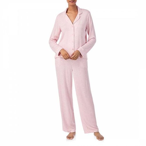 Mauve Notch Collar Pyjama Set - DKNY - Modalova