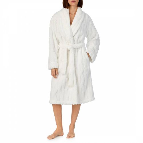 Plush Signature Mid Length Robe - DKNY - Modalova