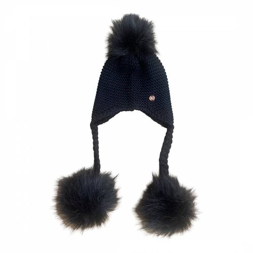 Kids Onyx Triple Pom Pom Hat - Look Like Cool - Modalova