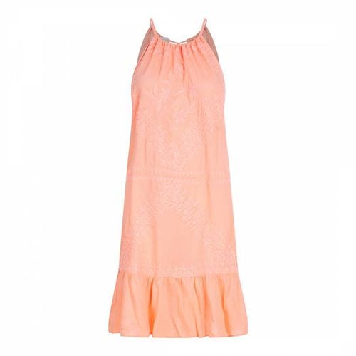 Peach Poppy Mini Dress - Pranella - Modalova