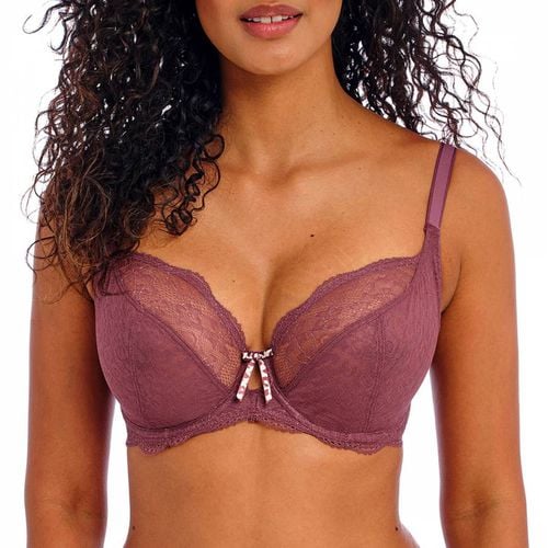 Brown Iced Mocha Fancies Underwire Plunge Bra - Freya - Modalova