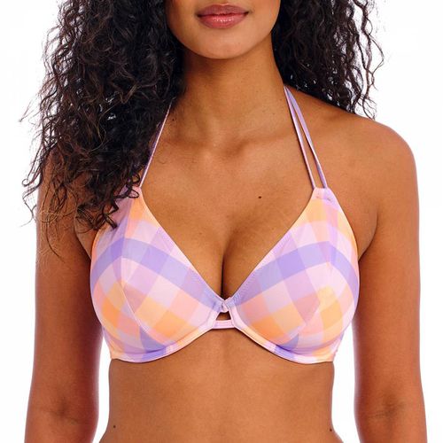 Purple Sorbet Harbour Island Underwire Halter Bikini Top - Freya - Modalova