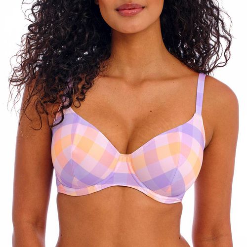 Purple Sorbet Harbour Island Underwire Plunge Bikini Top - Freya - Modalova