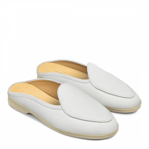 Women's Cream Stride Deerksin Mule Loafers - Baudoin & Lange - Modalova