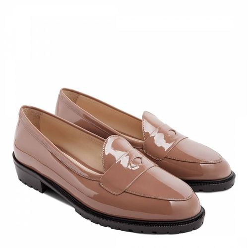 Women's Beige Sagan Ginkgo Patent Loafers - Baudoin & Lange - Modalova