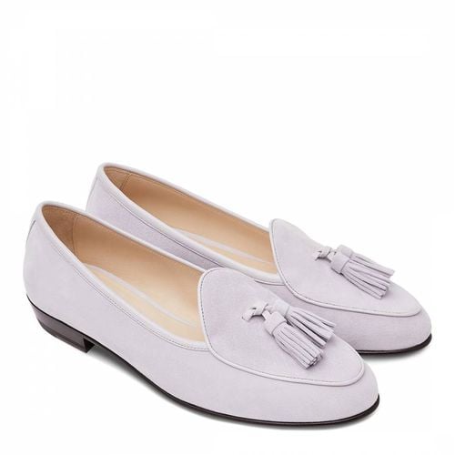 Women's Lilac Sagan Tassel Suede Loafers - Baudoin & Lange - Modalova