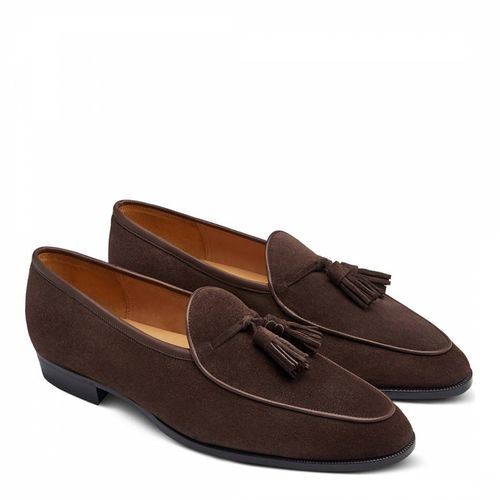 Men's Sagan Suede Grand Tassel Loafers - Baudoin & Lange - Modalova