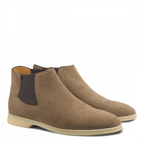 Men's Beige Rover Suede Boots - Baudoin & Lange - Modalova