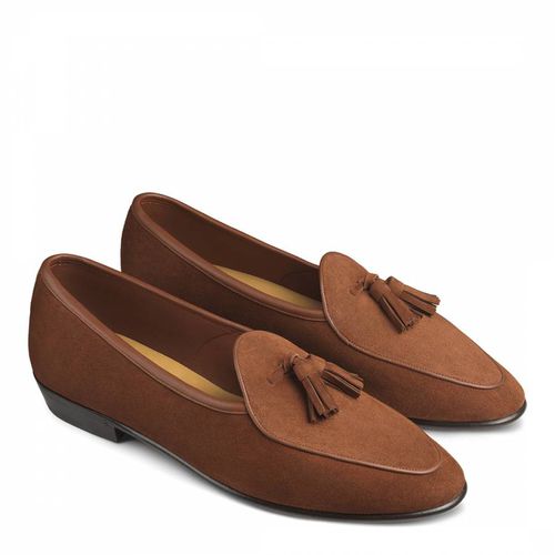 Men's Maple Sagan Suede Classic Tassel Loafers - Baudoin & Lange - Modalova