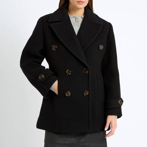 Black Giacca Wool Coat - Miu Miu - Modalova