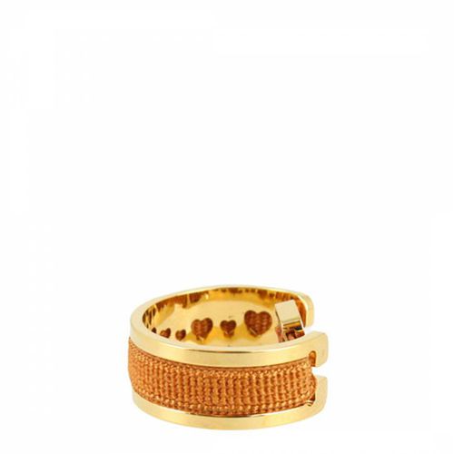 Ocher Heart Openwork Ribbon Ring - Les Interchangeables - Modalova