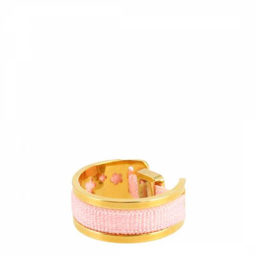 Pink Daisy Openwork Ribbon Ring - Les Interchangeables - Modalova