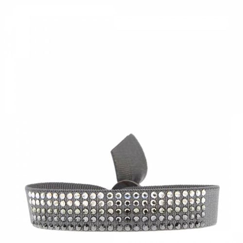 Grey 5 Row Strass Bracelet - Les Interchangeables - Modalova