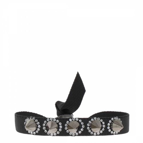 Dark Khaki Rhinestone Cone Bracelet - Les Interchangeables - Modalova