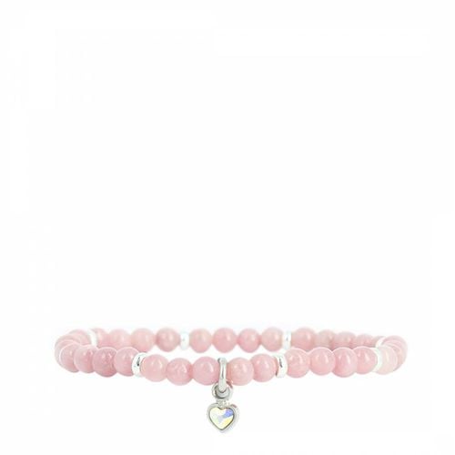 Pinky beige Heart Bead Bracelet - Les Interchangeables - Modalova