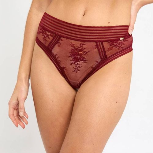 Starlight High Waist Brief Burgundy - Janet Reger - Modalova